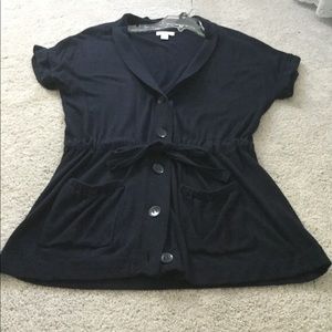 Navy cardigan